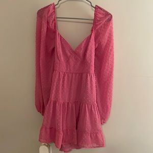 Lulus pink dress. With tag on it still